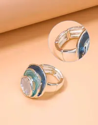 خاتم لون فضي 2