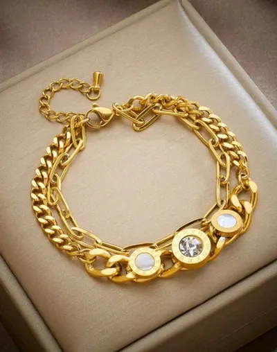 اسوارة لون ذهبي