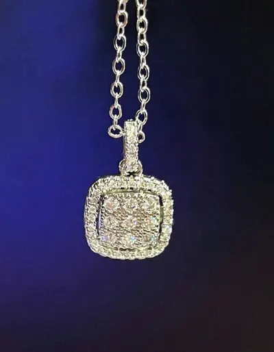 سنسال فضي حجم صغير