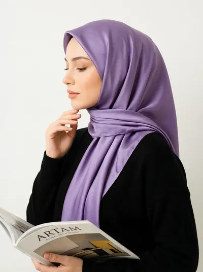 ايشارب مربع لون نهدي