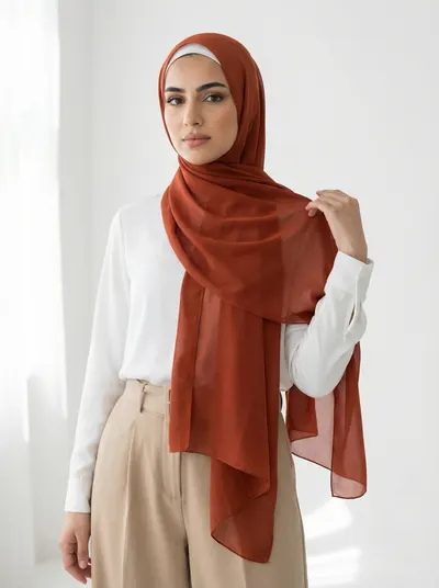 شال شيفون فرنسي