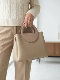 شنطة لون بيج 2