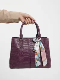 شنطة لون عنبري 2