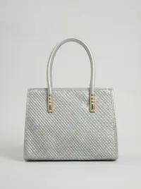 شنطة لون فضي 1