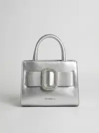 شنطة ماركة لون فضي 1