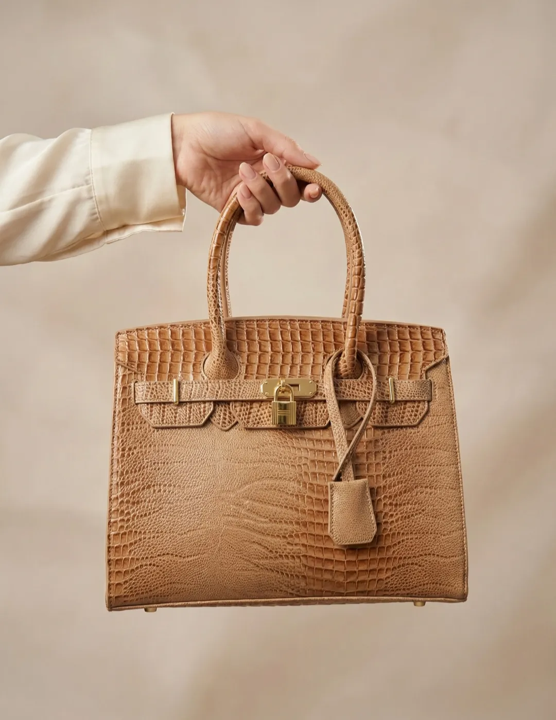 شنطة لون عسلي