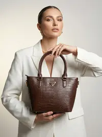 شنطة لون بني 2