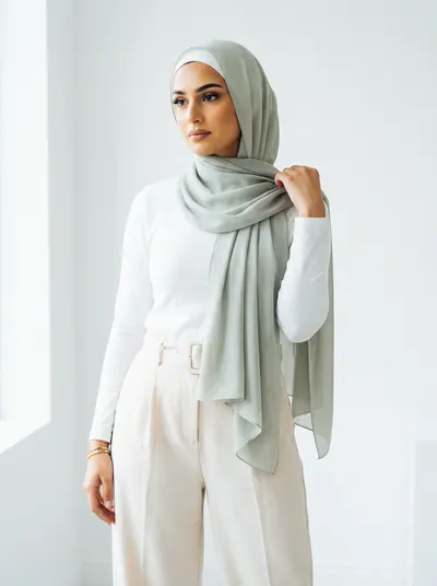 شال شيفون فرنسي 