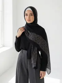 شال كشخة لون اسود 1