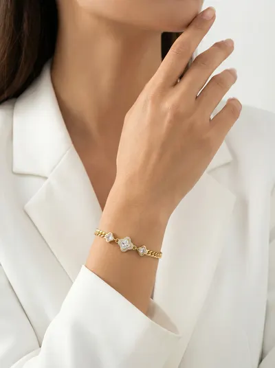 اسوارة لون ذهبي