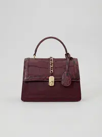 شنطة لون برغندي  1