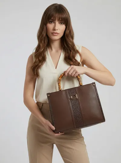 شنطة لون بني 