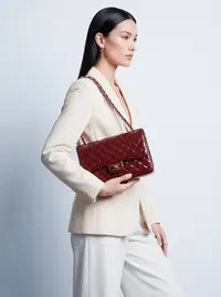 شنطة لون خمري 2